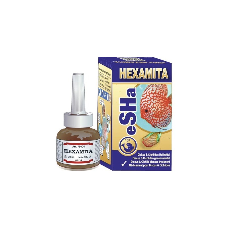 eSHa Hexamita - 20 ml ESHA 8712592790048 Soins des poissons