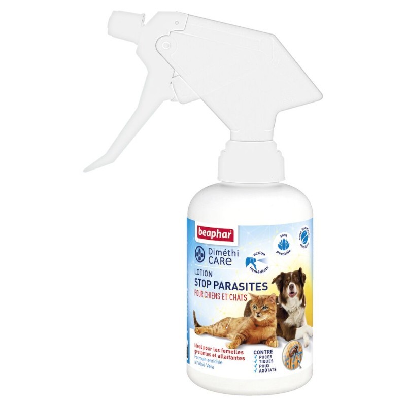 DiméthiCARE Lotion Stop Parasites pour chien et chat de Beaphar - 250 ml BEAPHAR 8711231142798 Chiens