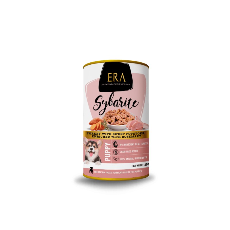 Pâtée ERA Sybarite pour chiots de toutes races - Dinde ERA 8437020409780 Pâtés ERA Sybarite