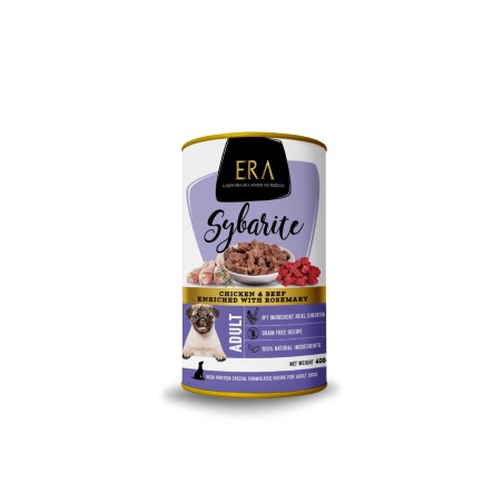 Pâtée ERA Sybarite pour chien adulte - Poulet & Boeuf ERA 8437020409834 Pâtés ERA Sybarite