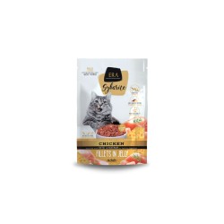 Filets en gelée ERA Sybarite pour Chats Adultes – Poulet & Fromage ERA 8437021991253 Alimentation