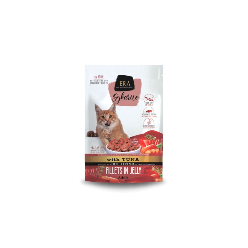 Filets en gelée ERA Sybarite pour Chats Adultes – Thon & Poulet ERA 8437021991260 Alimentation