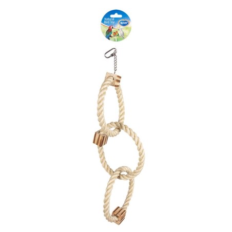 Anneaux triples en sisal naturel – Duvo+ DUVO+ 5414365325343 Jouets