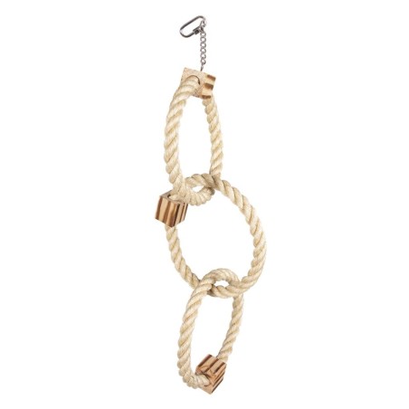 Anneaux triples en sisal naturel – Duvo+ DUVO+ 5414365325343 Jouets
