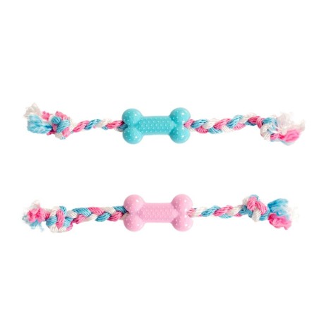 Puppy Toy - Os avec corde – Duvo+ DUVO+ 5414365318420 Jouets à mordre
