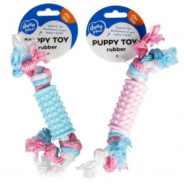 Puppy Toy - Cylindre avec corde – Duvo+ DUVO+ 5414365318451 Jouets à mordre