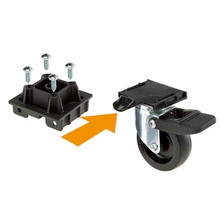 Kit 4 roues (L442) pour caisse de transport Atlas - Ferplast FERPLAST 8010690115900 Accessoires