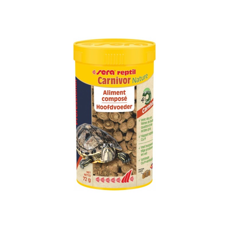 Sera Reptile Professional Carnivor Nature SERA  Alimentation