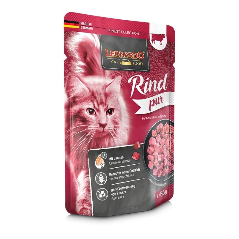 Terrine pour Chat Leonardo Pur Boeuf LEONARDO  Terrines Leonardo