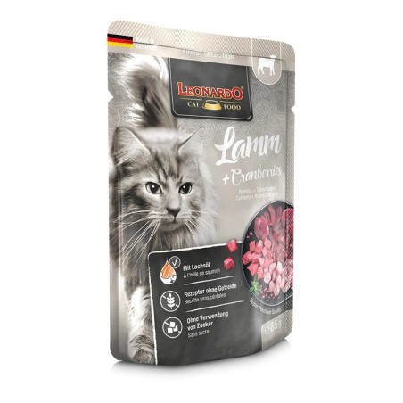 Terrine pour Chat Leonardo Agneau & Canneberges LEONARDO  Terrines Leonardo