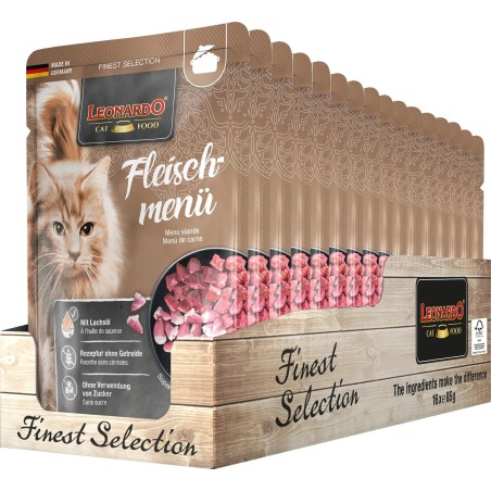 Terrine pour Chat Leonardo Menu viande LEONARDO  Terrines Leonardo