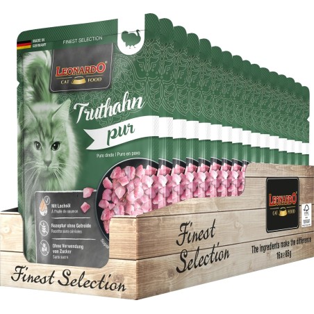 Terrine pour Chat Leonardo Pur Dinde LEONARDO  Terrines Leonardo