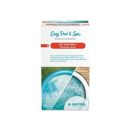 Kit tout-En-1 Chlore « Mini Pool & Spa » de Bayrol - Granulés 1.5 kg BAYROL 4008367990091 Spa