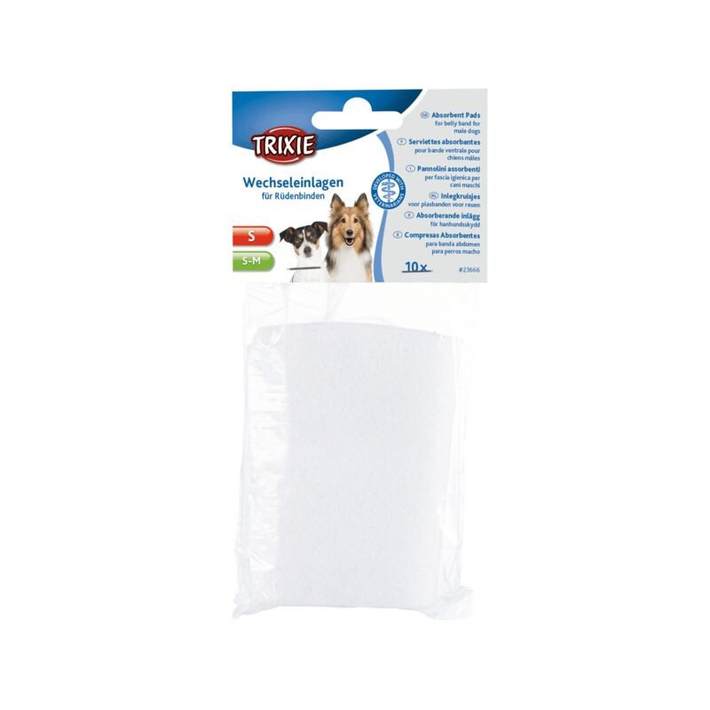 Serviettes absorbantes pour bande hygiénique pour chiens mâles - Trixie TRIXIE  Santé/VET