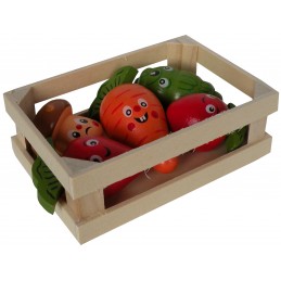 Légumes en bois à ronger Tutti Woody 10.5x7x3.5cm - Tyrol TYROL 3281012067459 Accessoires & Jouets