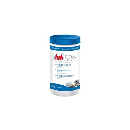 hth®  SPA Chlore Stabilisé, Granulés – 1,2 kg