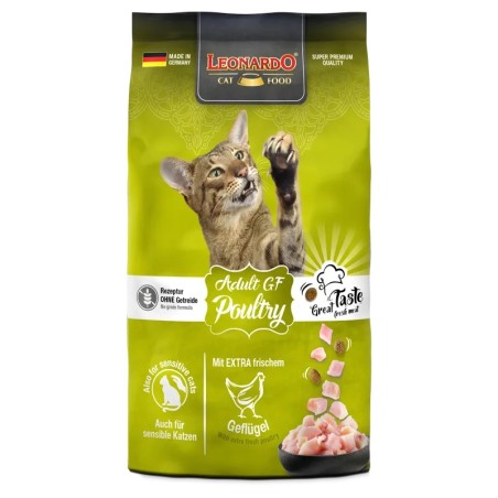 Croquettes Leonardo Adult Poultry Grain Free : Boutique pour Chat