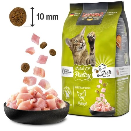 Croquettes Leonardo Adult Poultry Grain Free : Boutique pour Chat