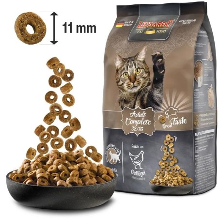 Croquettes Leonardo Adult Complete 32/16 - Boutique pour chat