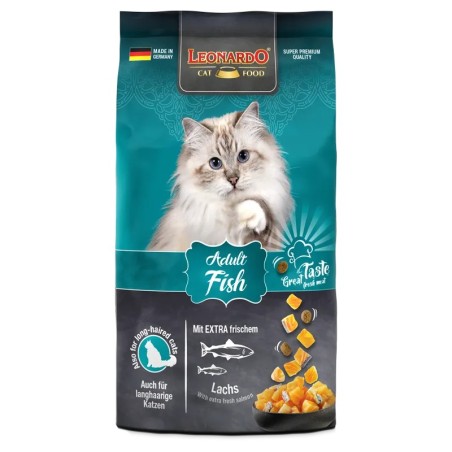 Croquettes Leonardo Adult Fish : Boutique pour Chat Animaux-Market