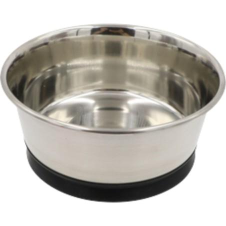 Ecuelle en acier inox avec ventouse - Animaux Market