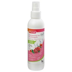 Spray Shampooing sec à base d'Aloe Vera réactivé, de Coquelicot Bio et