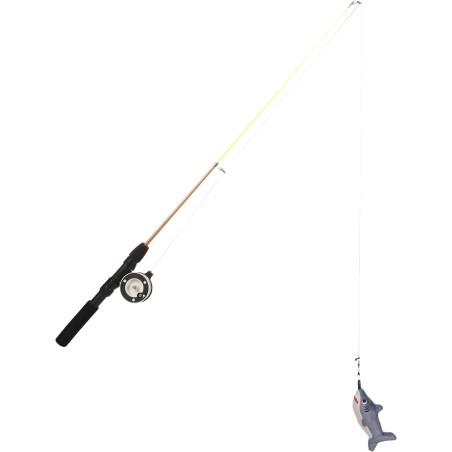 canne à pêche extensible avec jouet requin - Jouet Flamingo