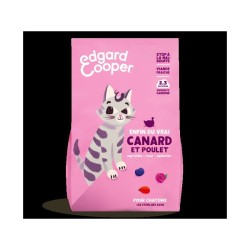 Croquettes Sans céréales Poulet/Canard  chaton 2 kg - Edgar Cooper