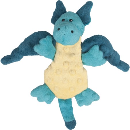 Peluche Dragon"Werner" turquoise 26 cm pour chien - Flamingo