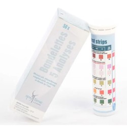 Bandelettes test pour mesurer pH, chlore/brome, oxygène actif, alcalin