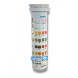 Bandelettes test pour mesurer pH, chlore/brome, oxygène actif, alcalin