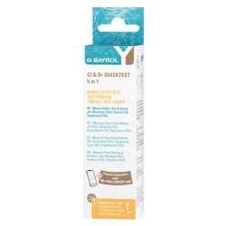Bandelettes test pour mesurer pH, chlore/brome, oxygène actif, alcalin