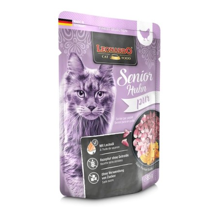 Terrine pour Chat – « Pur  Poulet Senior » – Leonardo