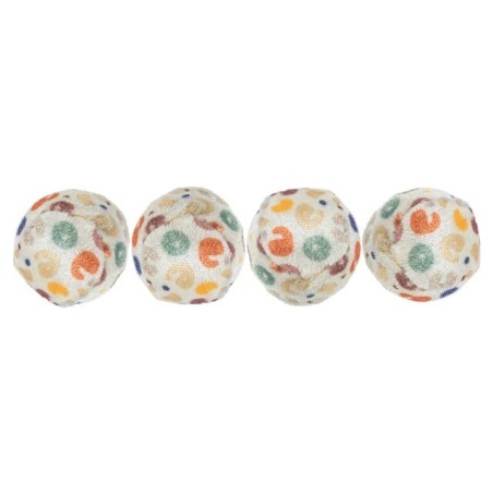 Balle pour chat Trixie  motif "Léopard" - Lot de 4 : Animaux-Market