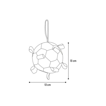 Jouet Flecta Ballon de football pourpre - Flamingo