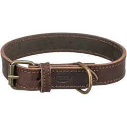 Collier en cuir ciré et vieilli, Rustic – Trixie