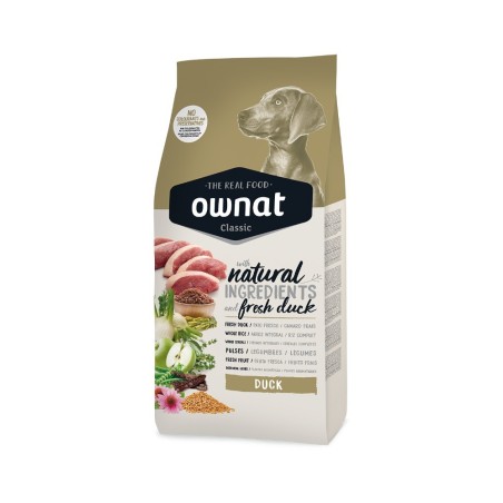 Croquettes Chien Ownat Classic Canard
