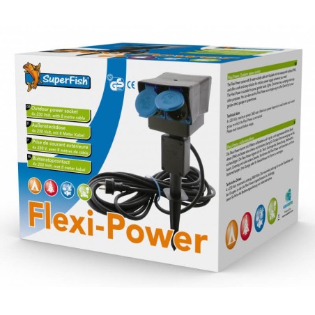 Flexi Power - Superfish, Borne électrique 4 prises