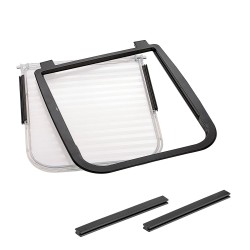 Porte De Rechange Pour Bac à Litière Catit Airsift - Compatible Avec Les Anciens Modèles - Permet L'utilisation Des Filtres Airsift