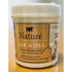 Doigtiers/Lingettes pour oreilles "Naturé Ear Wipes"- Ferplast