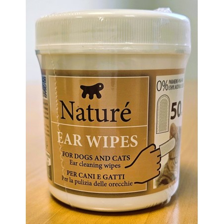 Doigtiers/Lingettes pour oreilles "Naturé Ear Wipes"- Ferplast