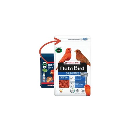 Gold Pâtée Humide Oiseaux Facteur Rouge - 1kg – NutriBird