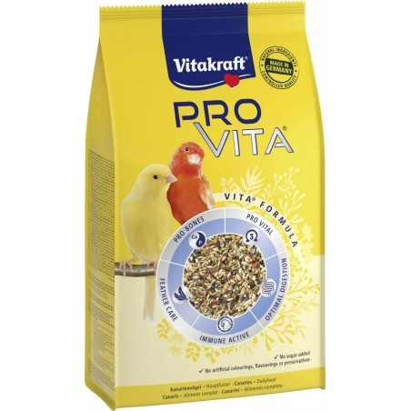 PRO VITA® Canaris – Vitakraft graines aliment complèt pour canaris