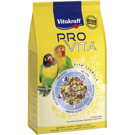 PRO VITA® Agapornis – Vitakraft graines aliment complet pour perruches
