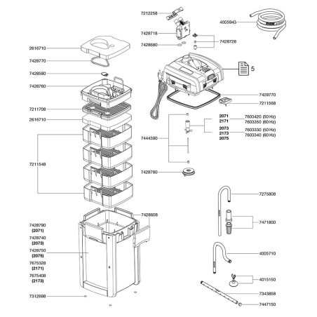 Supports de tuyau pour professionnel (7212258) – Eheim