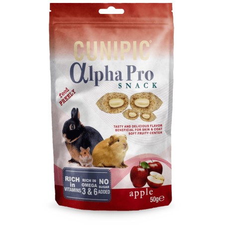 Snack aux POMMES Alpha Pro - Cunipic Délicieux Snacks croustillants au