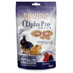 Snack aux BAIES Alpha Pro - Cunipic Délicieux Snacks croustillants aux