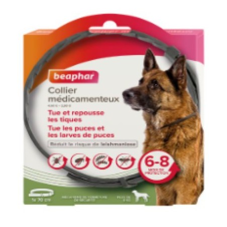 Collier Médicamenteux pour Chien de 8 kg et plus – Beaphar