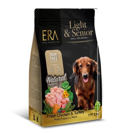 Croquettes ERA Grain Free Senior & Light Petites Races- Poulet & Dinde