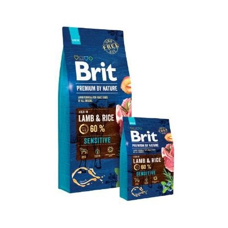 Brit Premium by Nature « Sensitive Lamb » - Croquettes chien
